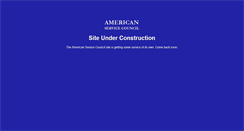 Desktop Screenshot of americanservicecouncil.com