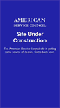 Mobile Screenshot of americanservicecouncil.com